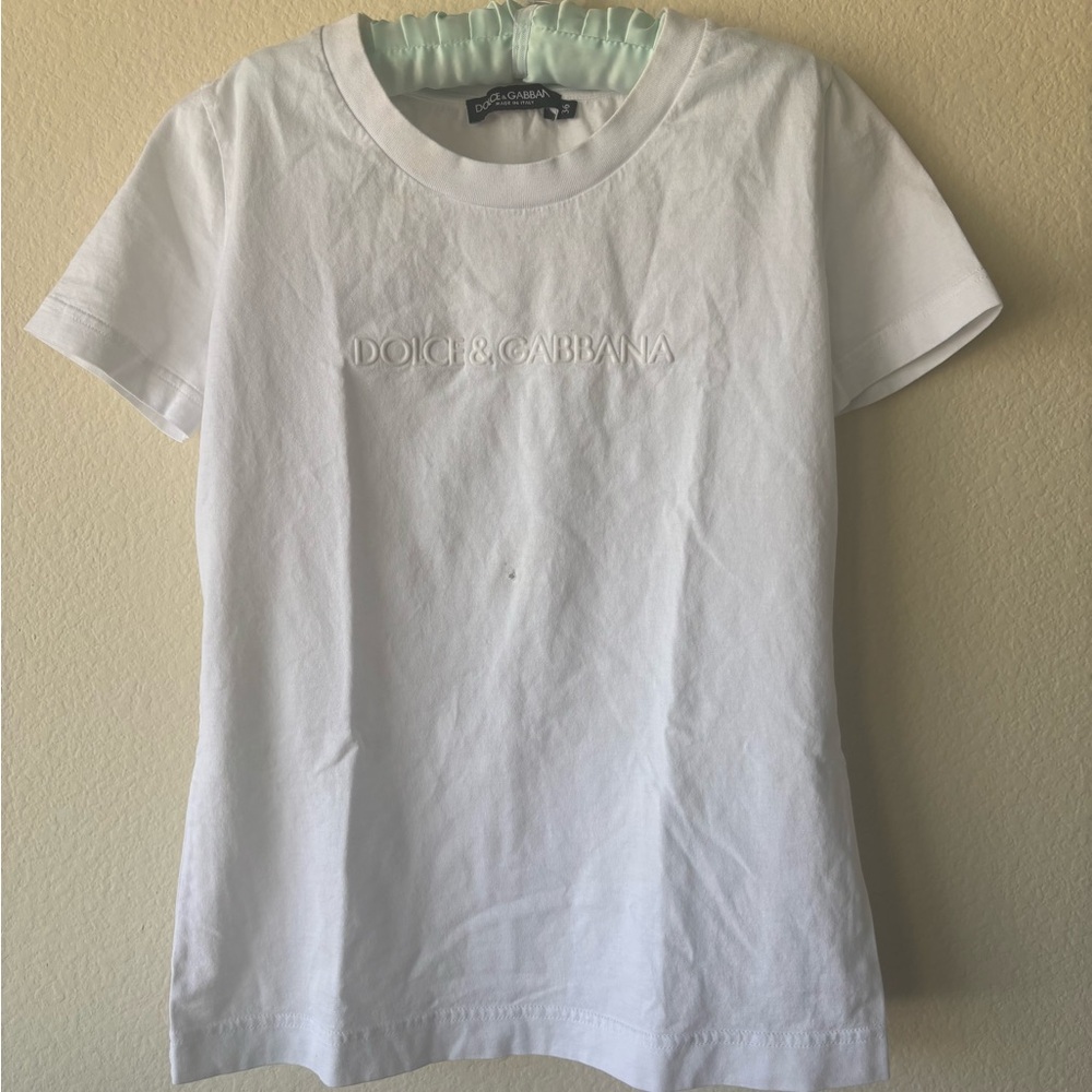 Dolce & Gabbana Crisp White Tee